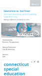 Mobile Screenshot of berlinerspecialedlaw.com