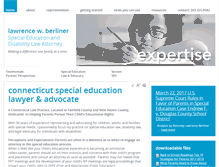 Tablet Screenshot of berlinerspecialedlaw.com